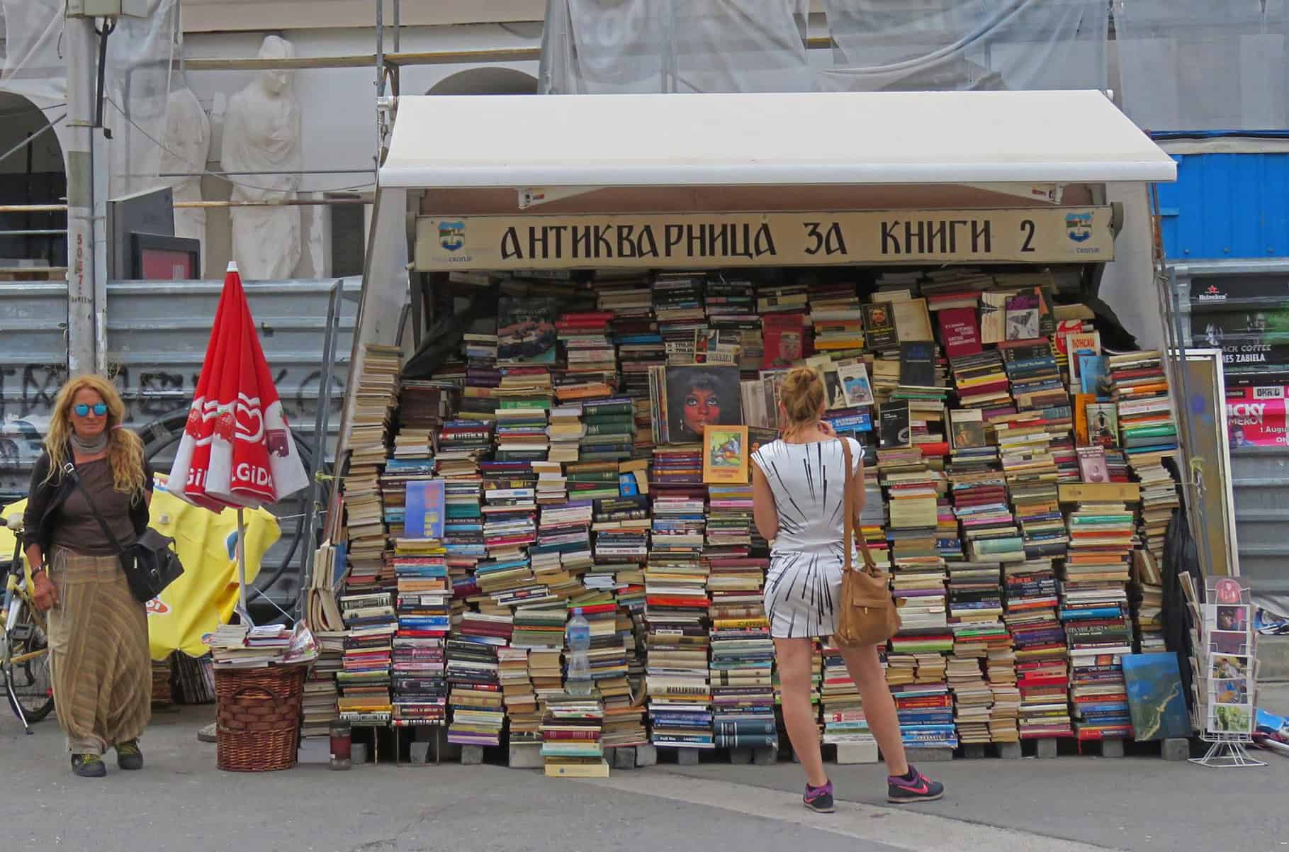 book store in Skopje, Macedonia