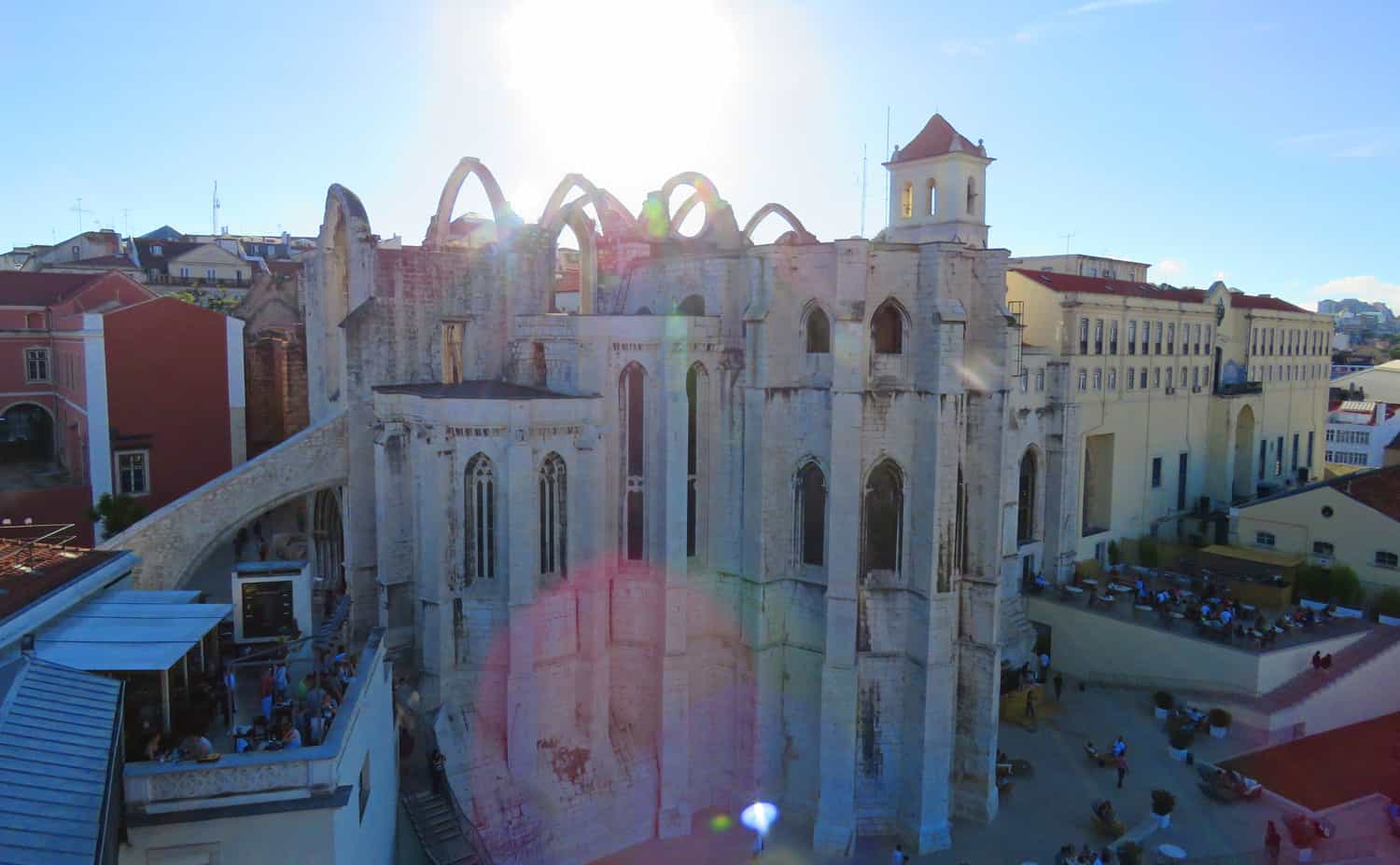 Carmo church. Photo Essay on Lisbon, Portugal. And why we were happy to leave…