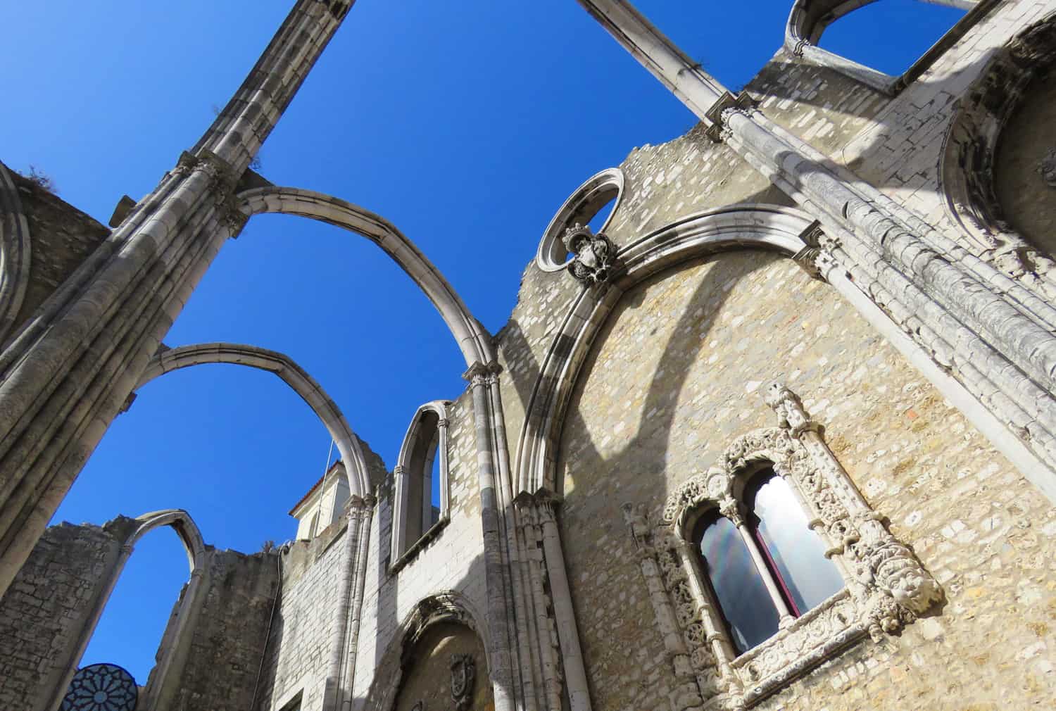 Carmo church. Photo Essay on Lisbon, Portugal. And why we were happy to leave…