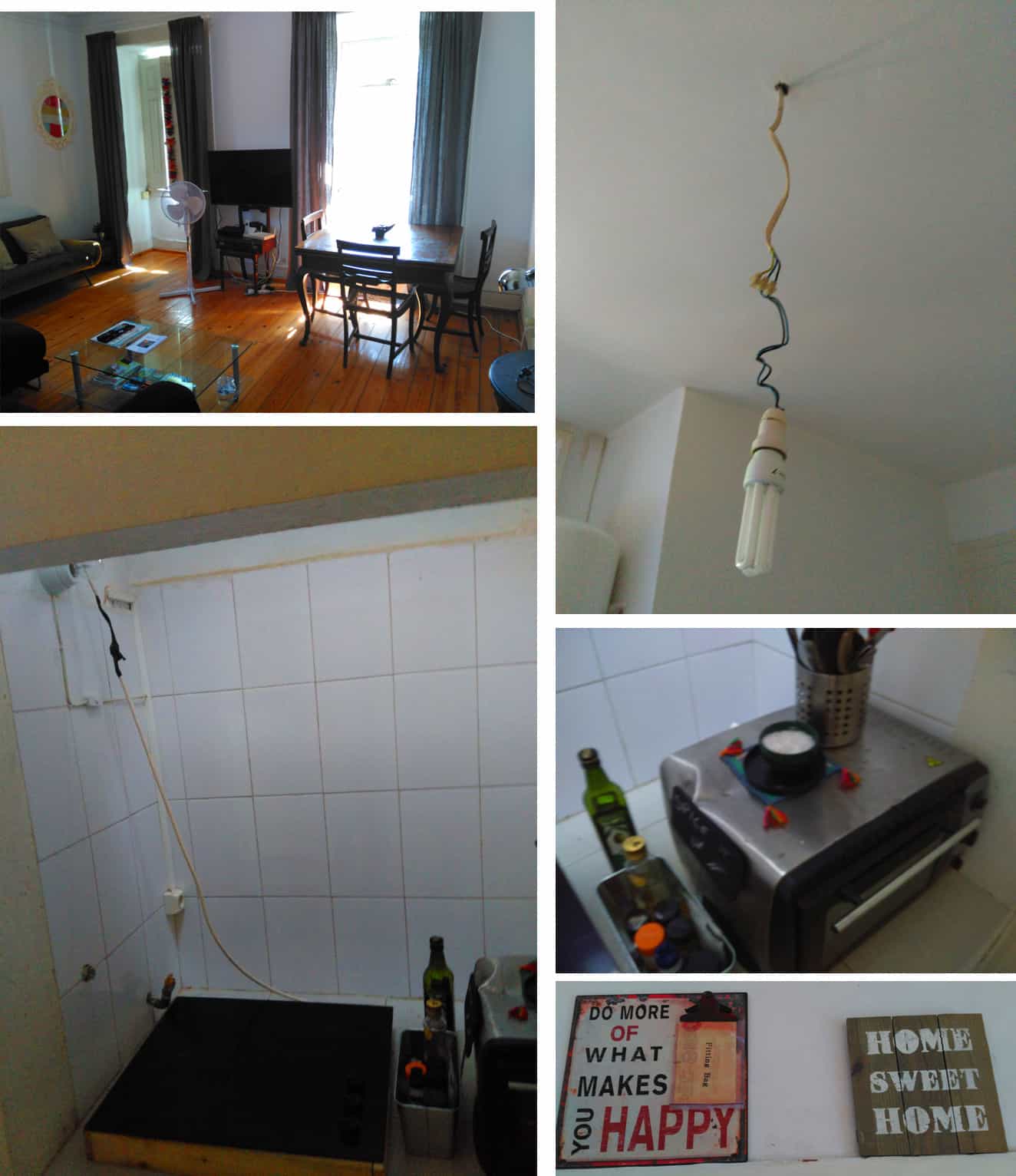 crappy airbnb in Lisbon