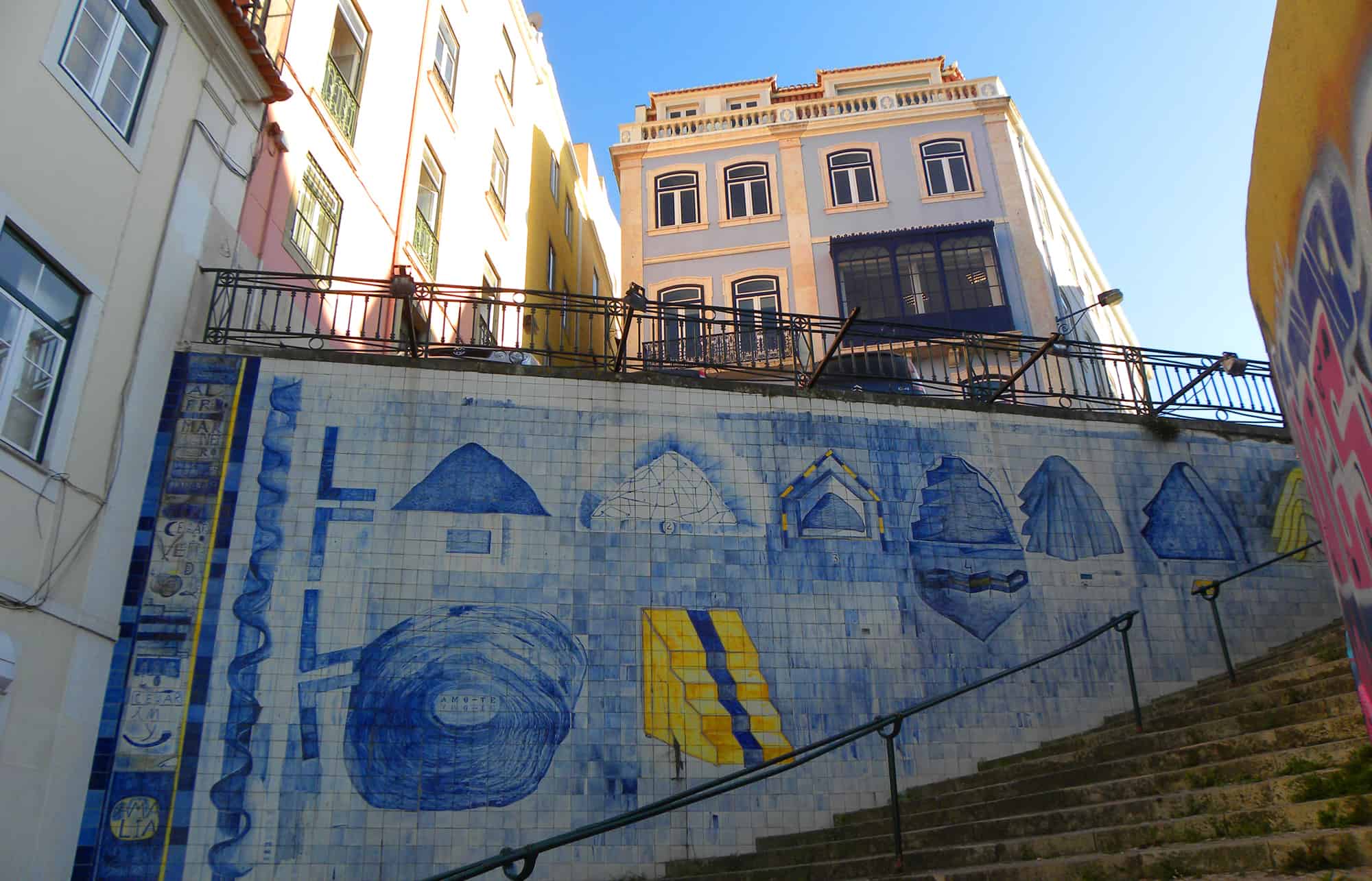 tile mural in Lisbon