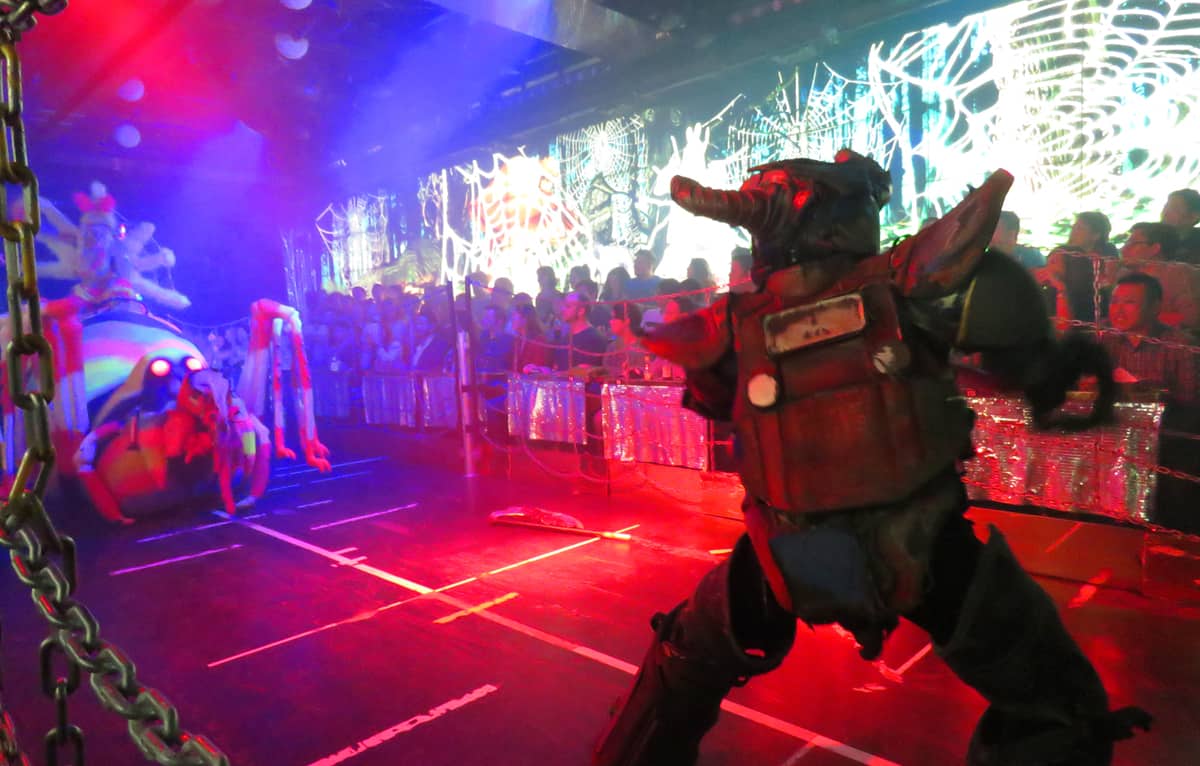 The Craziest show we've ever seen - Tokyo's Robot Restaurant