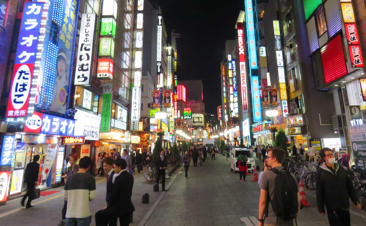 red light district of Kabukichō, Tokyo