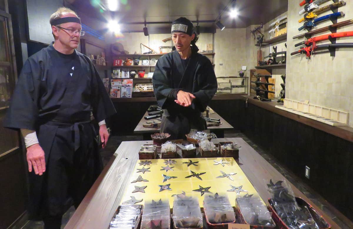 Ninja training in Kyoto