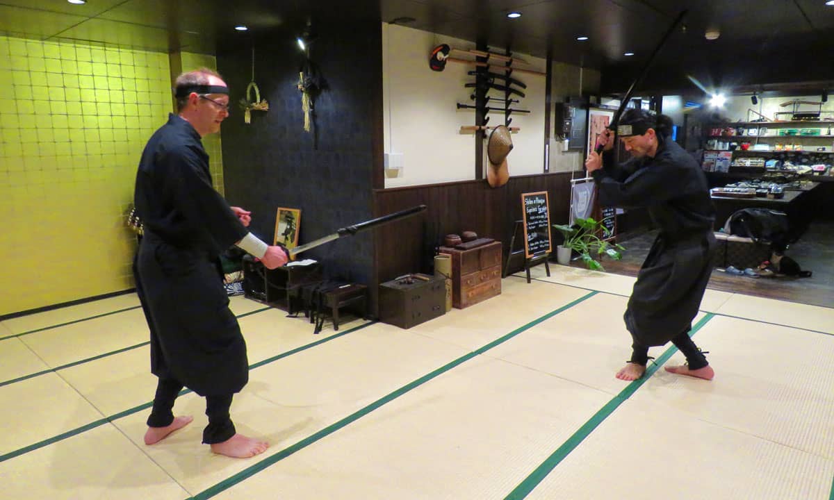 Ninja training in Kyoto