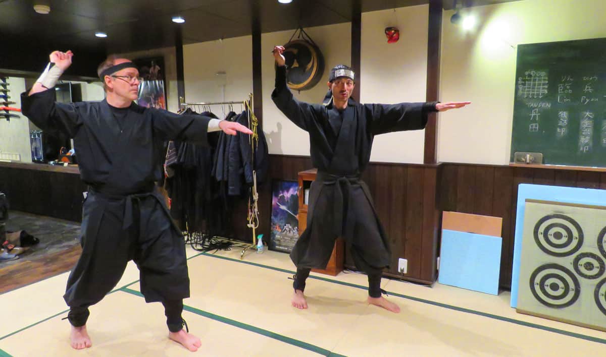 ninjutsu training