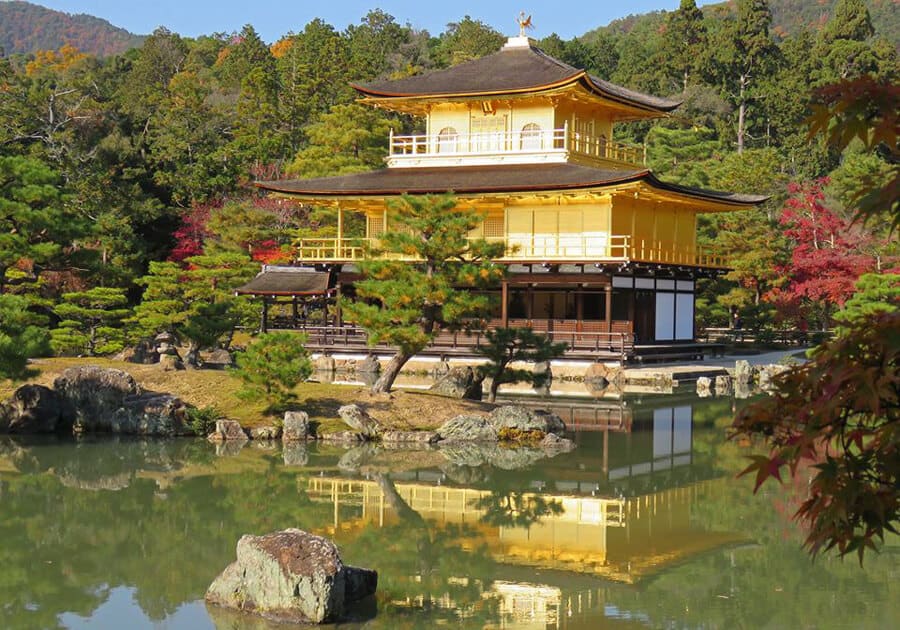 Golden Pavillion in Kyoto, Japan
