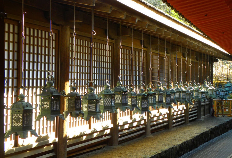 lanterns at Kasuga Taisha shrine, Nara, Japan