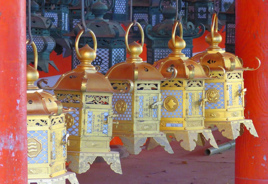 lanterns at Kasuga Taisha shrine, Nara, Japan