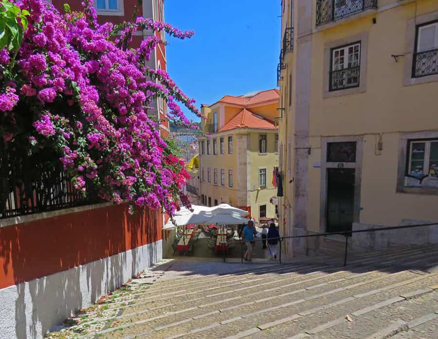 Steps in Lisbon, Portugal