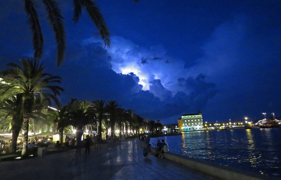 Storm in Split. Our Favorite Photos from a year of travel