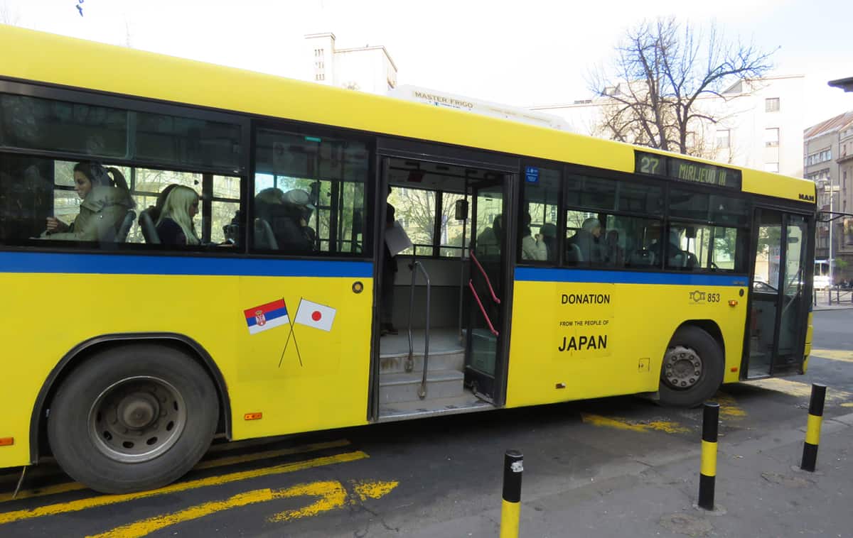 bus in Belgrade