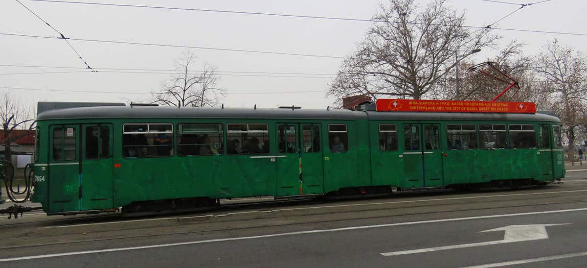tram in Belgrade