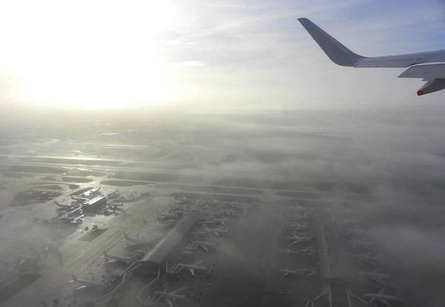 Heathrow Airport from the air, London