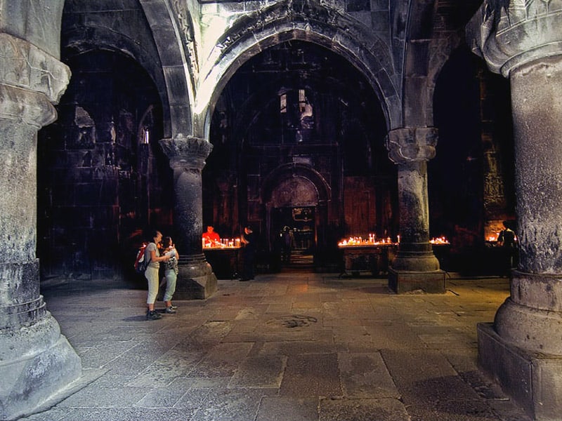 Geghard Monastery interior, Armenia
