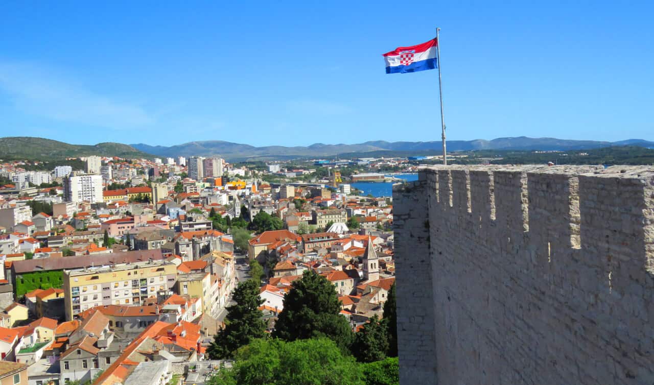 St Michael’s Fortress views, Šibenik Croatia