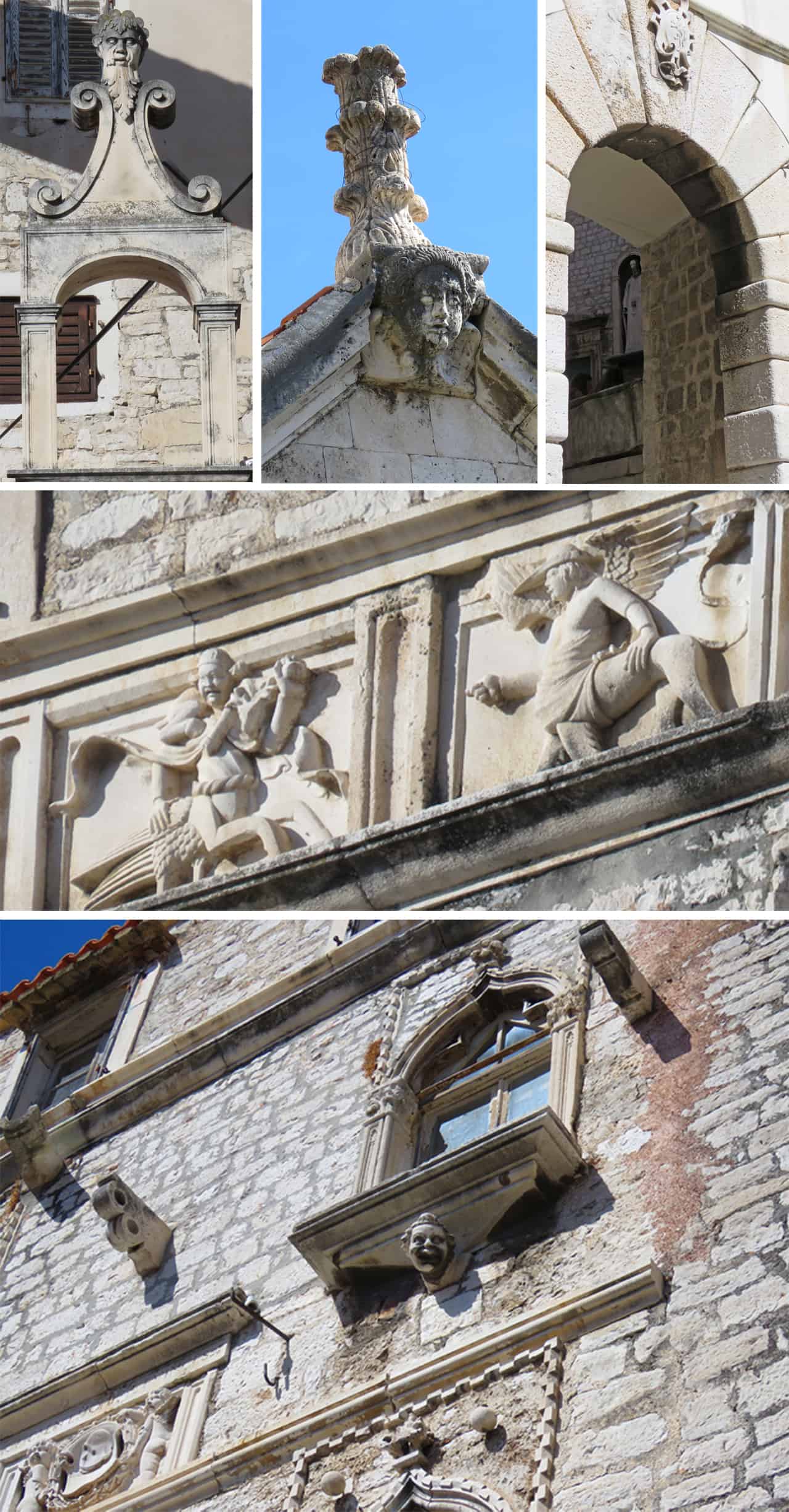 statues and plaques in sibenik, Croatia. Why you should Visit Šibenik