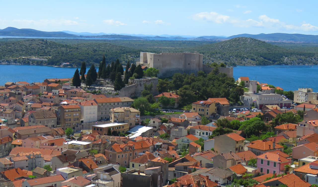 Barone Fortress views, Šibenik Croatia