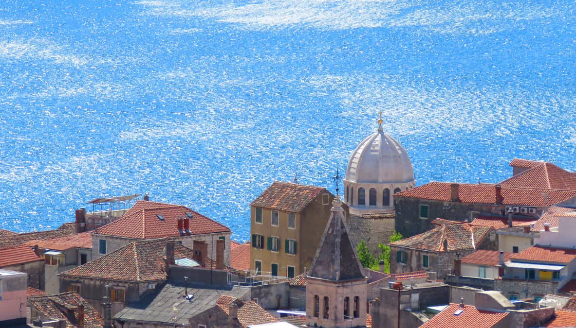 Barone fortress views, Šibenik Croatia