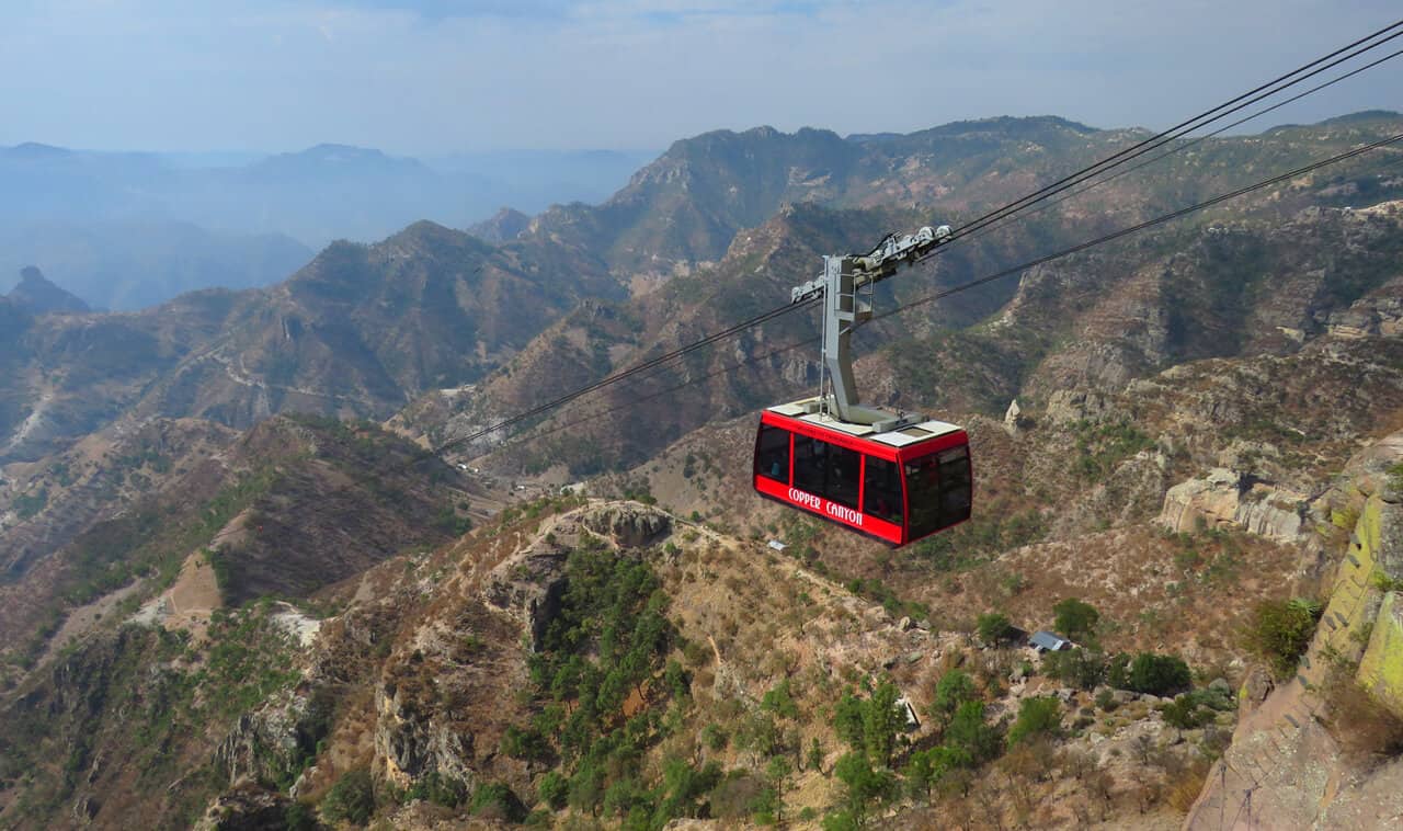 the teleferico, Adventure Park, Copper Canyon