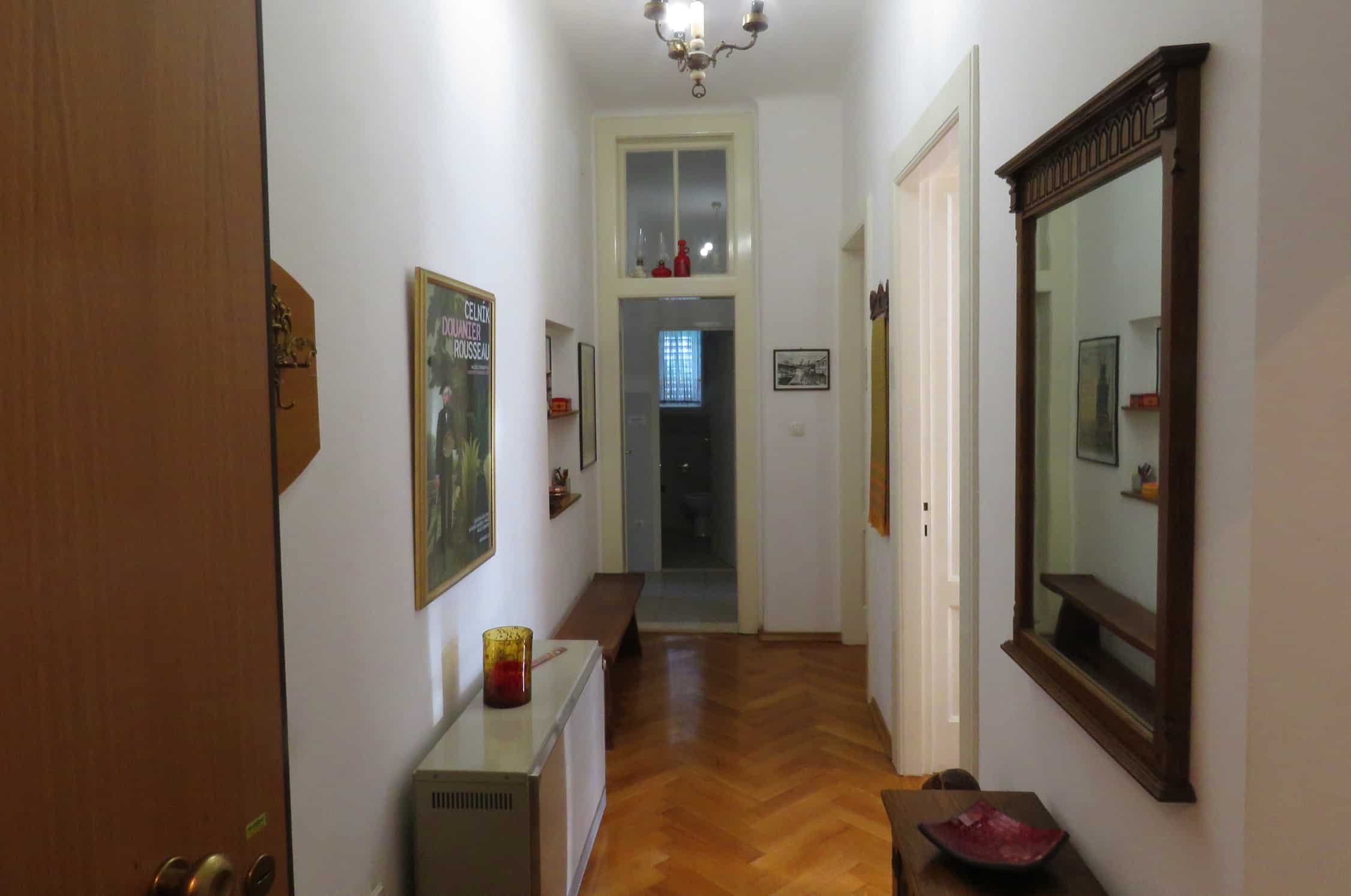 hallway of our apartment in Split Croatia
