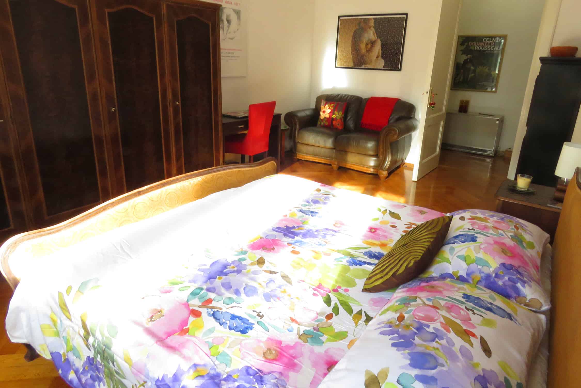 bedroom of our apartment in Split Croatia