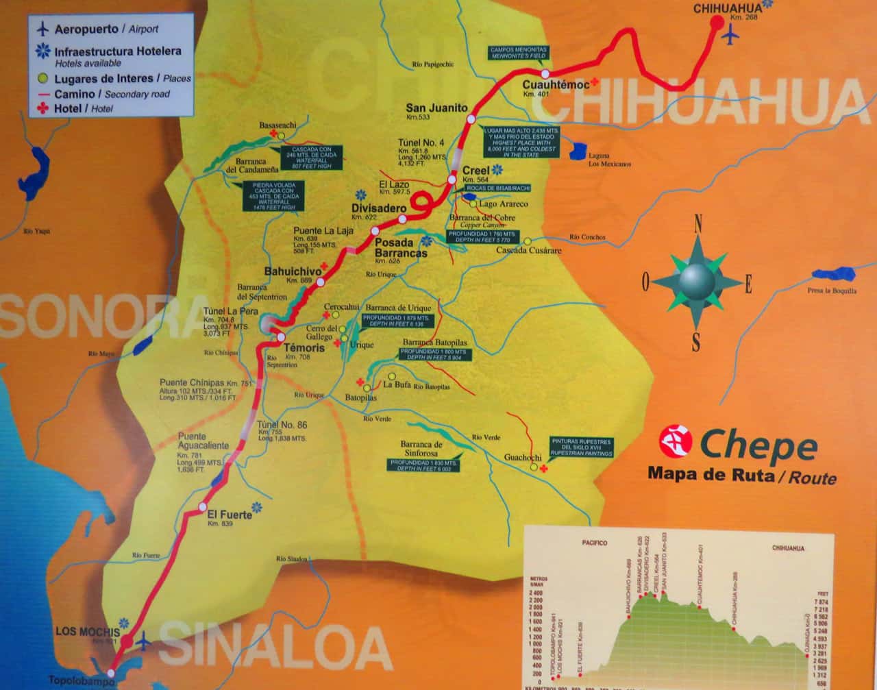 El Chepe Train Map Why Riding El Chepe Through Copper Canyon Is Amazing