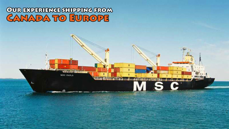 travel to europe by ship from canada