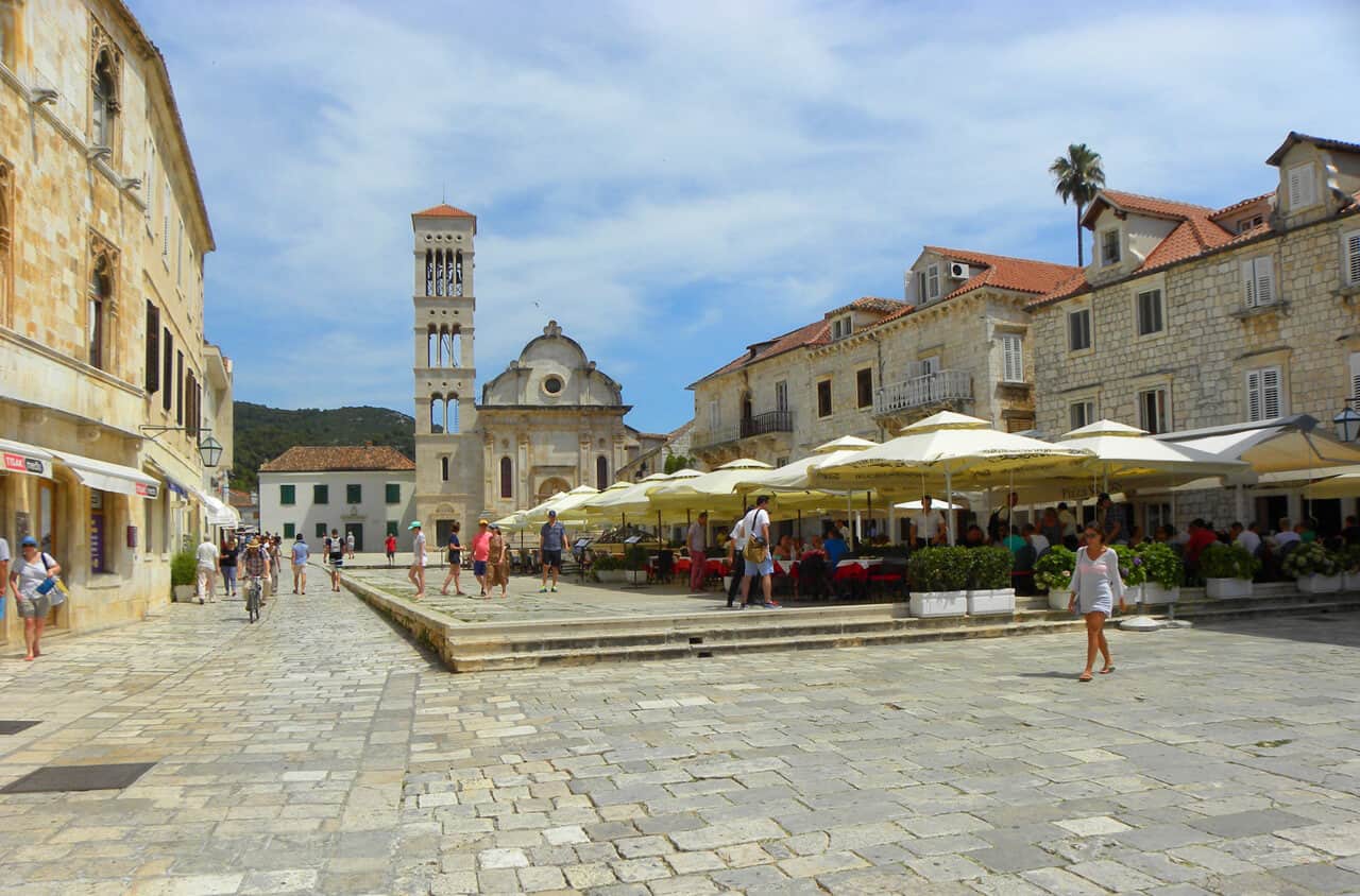 St. Stephen’s square, Hvar town