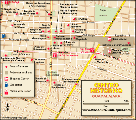 Why you should go to Guadalajara. Map