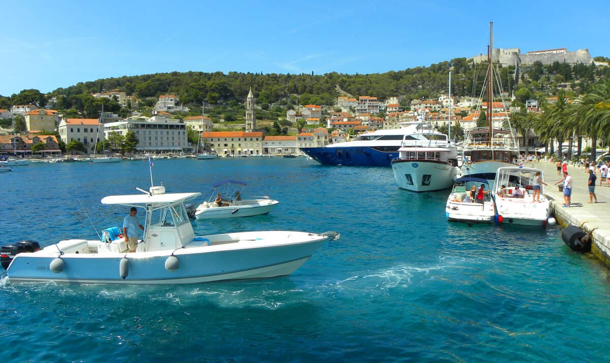 harbor in Hvar