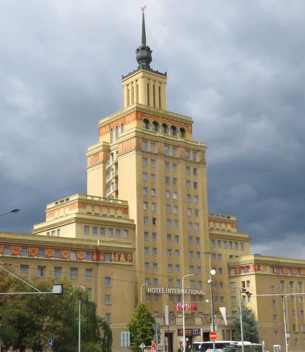 International hotel in Prague