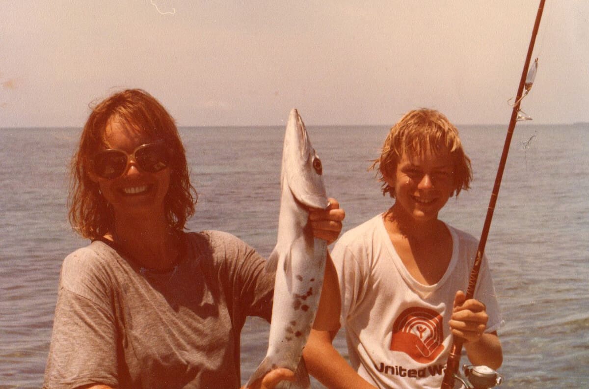 fishing in Florida. Memories of Childhood Trips