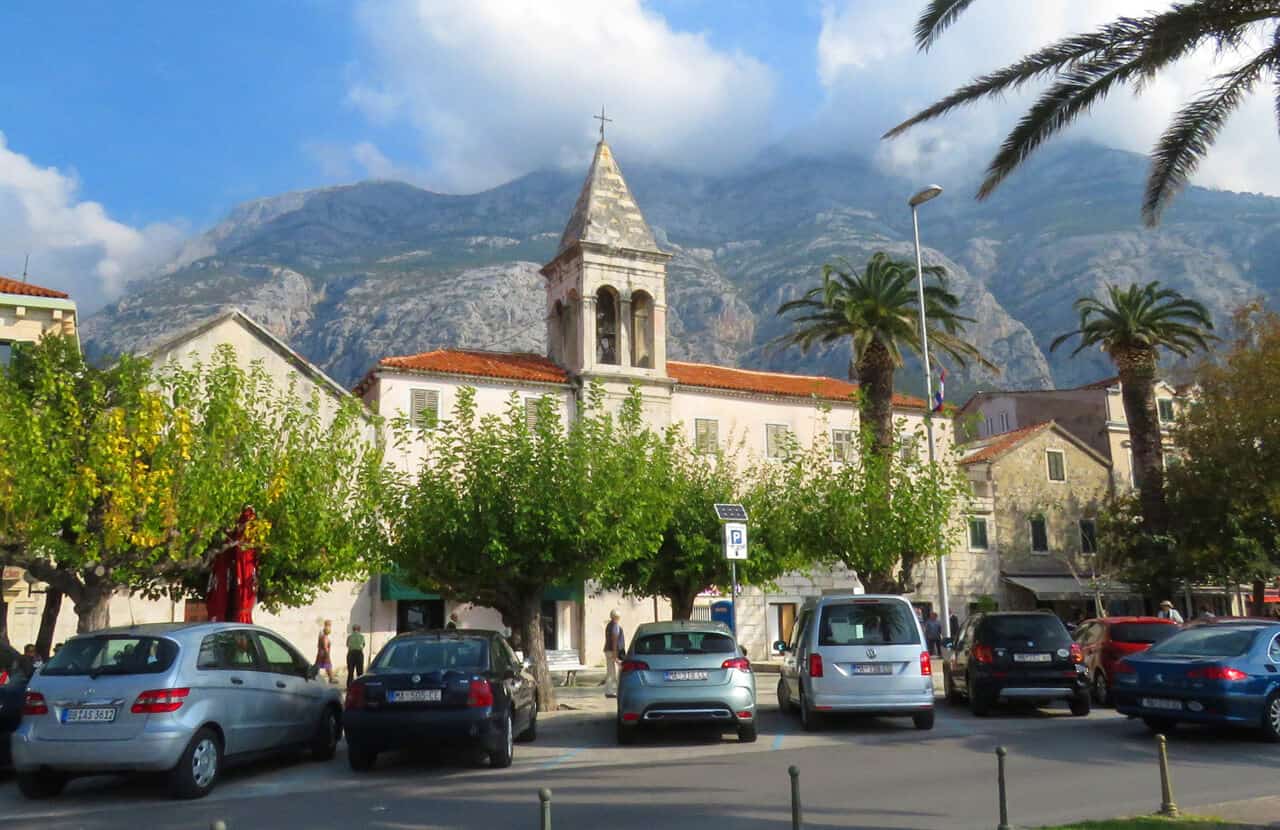 church in Makarska, Croatia