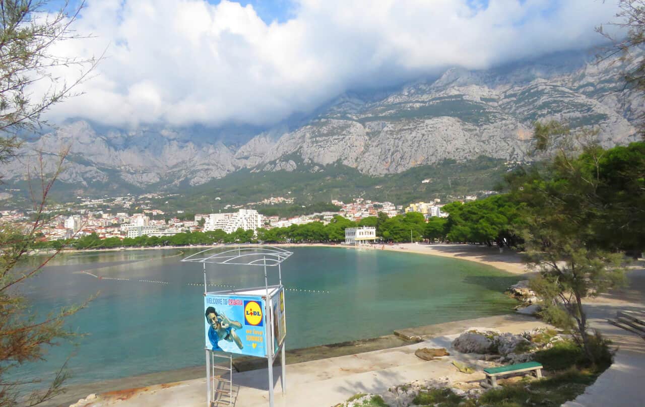 beaches and mountains, Makarska, Croatia