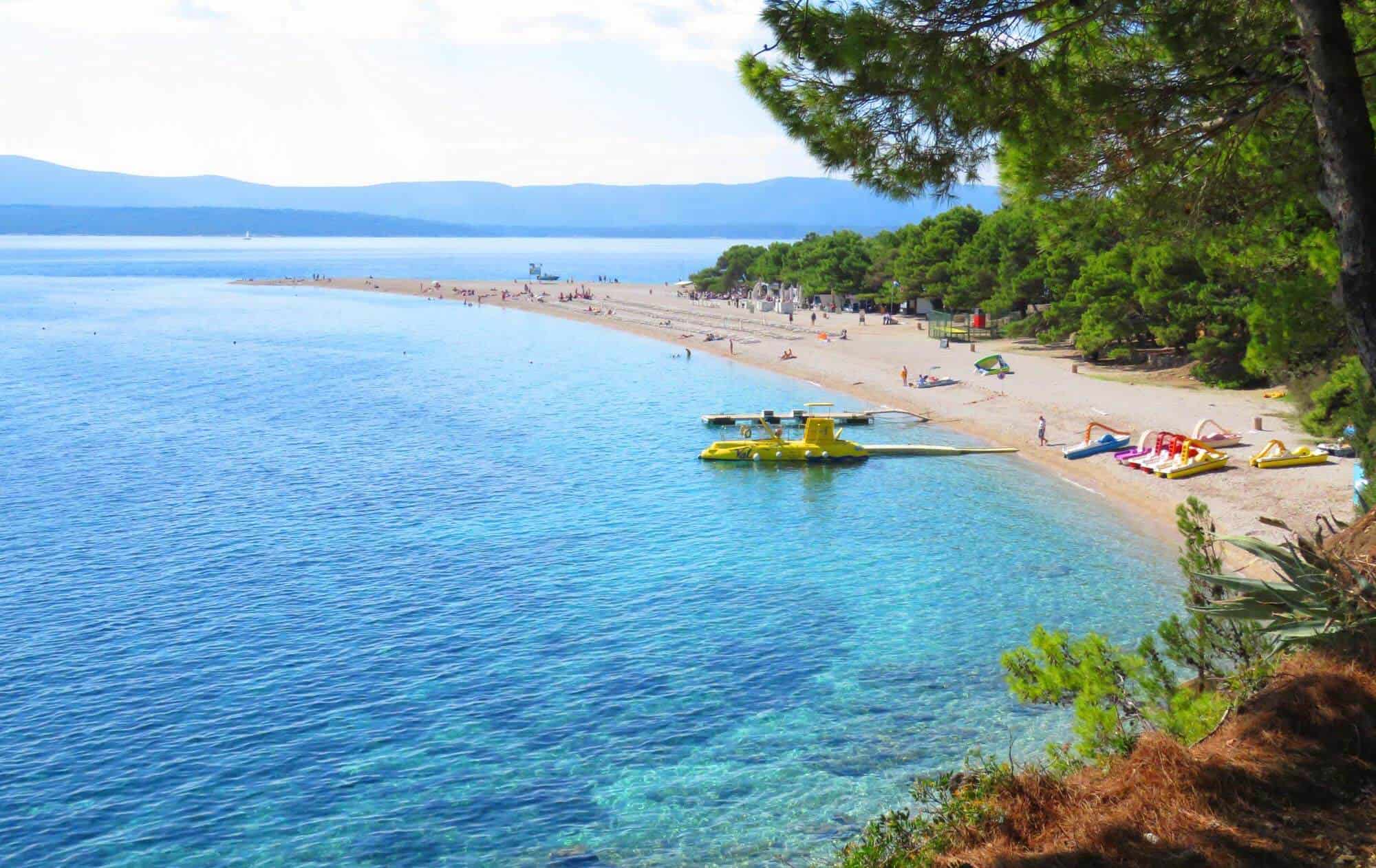 Zlatni Rat beach, Brač Island, Croatia