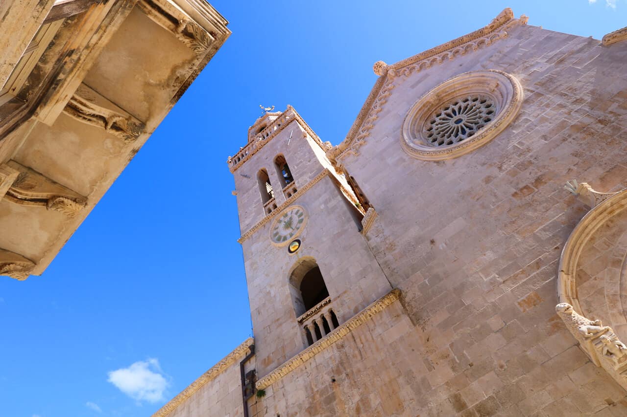 St. Mark’s Cathedral on St. Mark’s Square, Korčula town