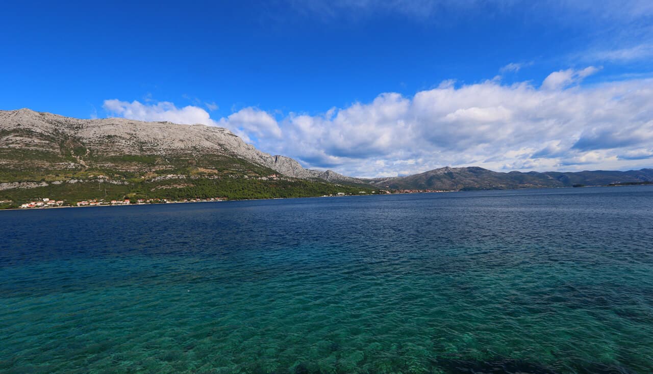 Peljesac Channel, Korcula, Croatia