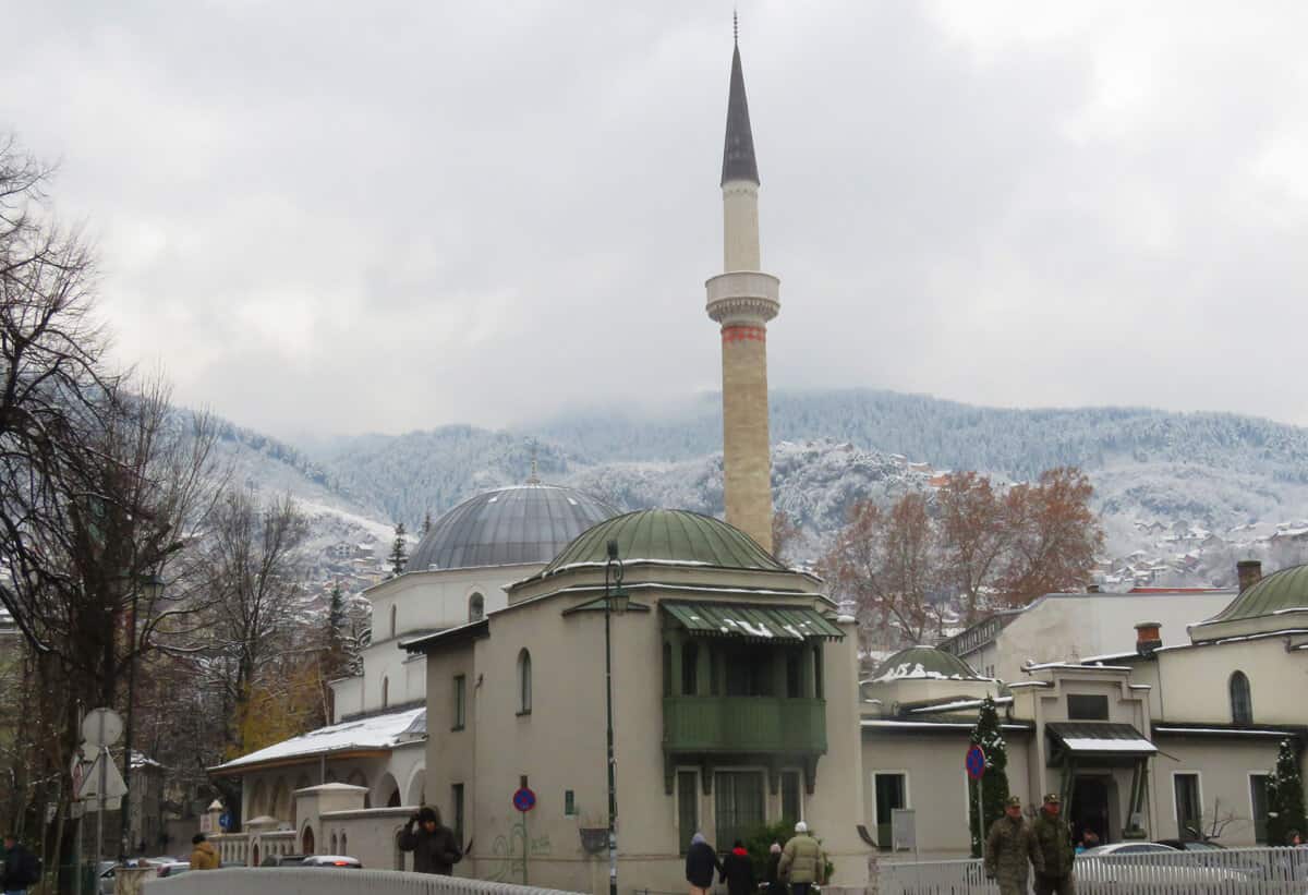 mosque in Sarajevo.