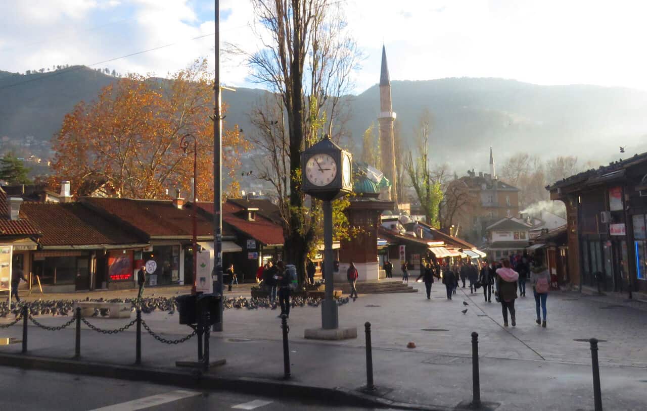 pigeon square, Sarajevo. How to spend a week in Sarajevo. 