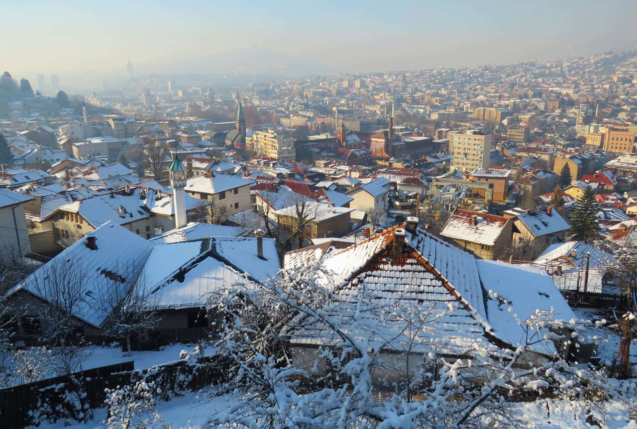 winter views in Sarajevo