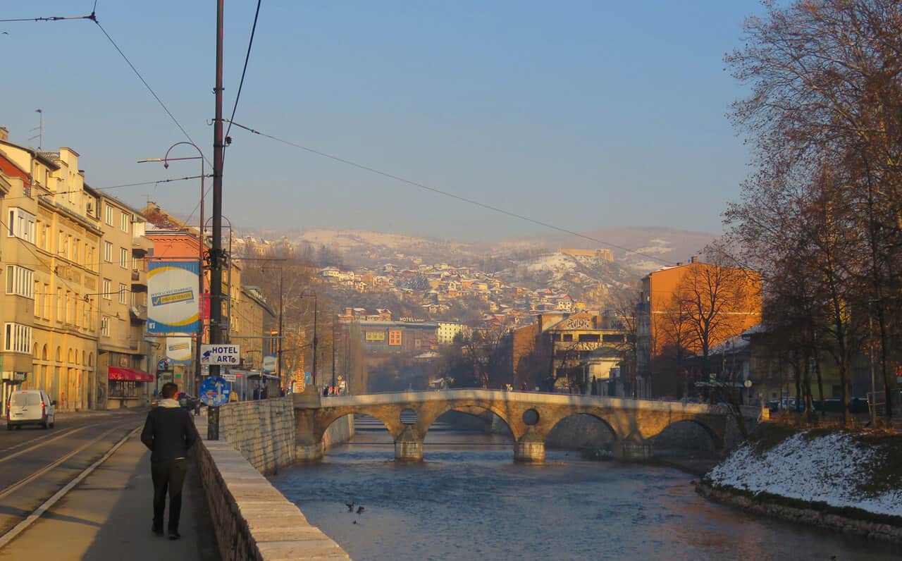 river views in Sarajevo. How to spend a week in Sarajevo. 