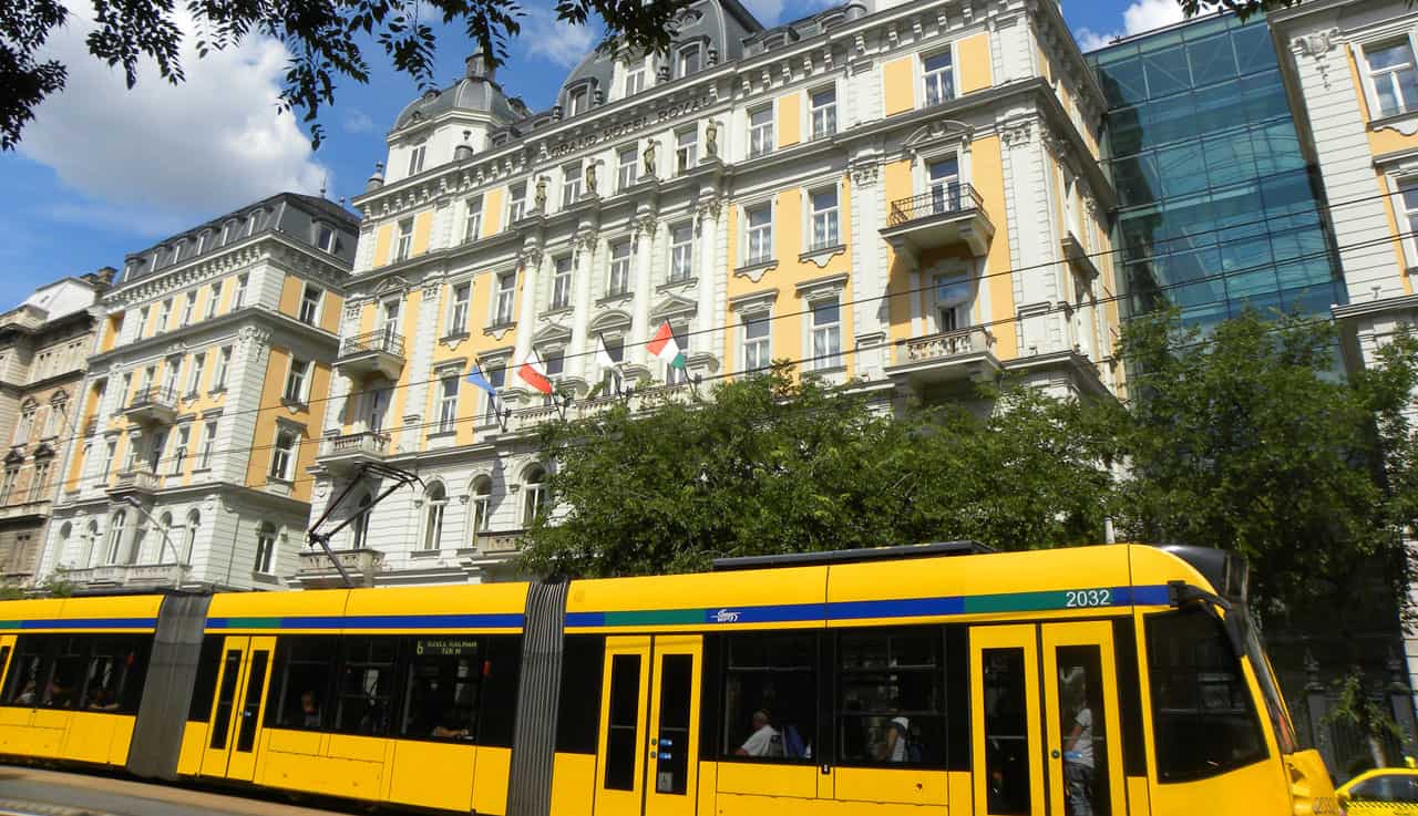 tram in budapest