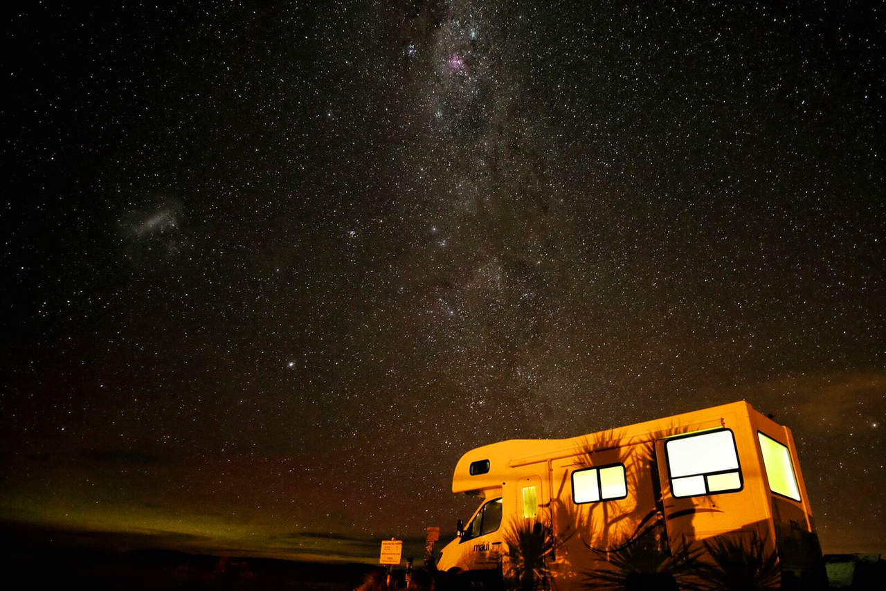 camper in new Zealand