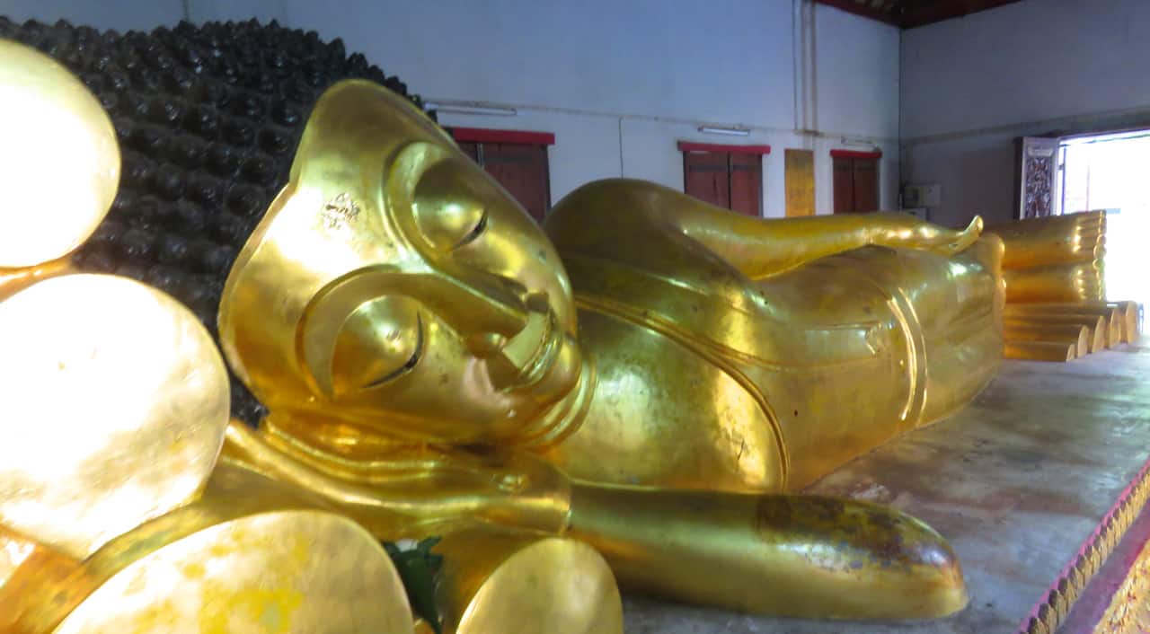 reclining Buddha. 