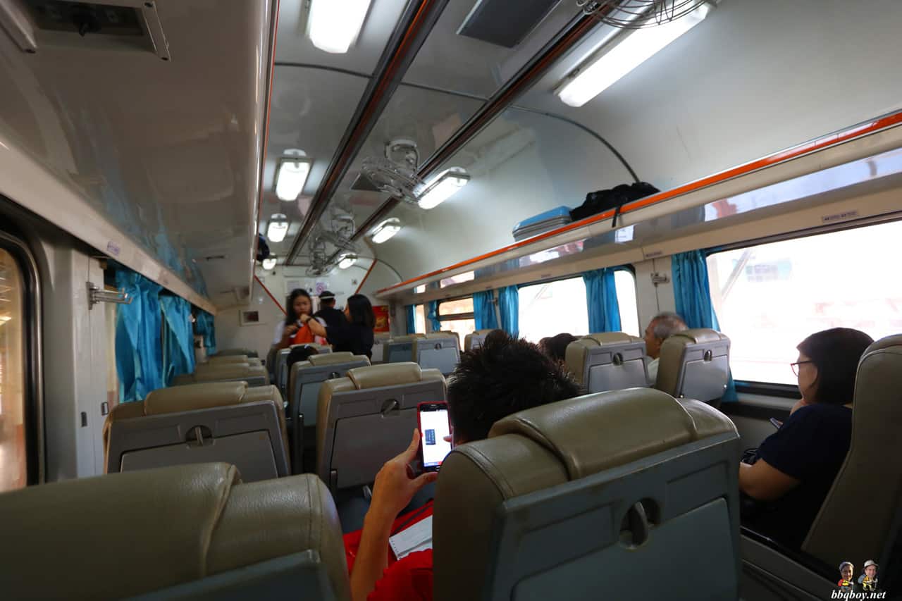 Thai train interior