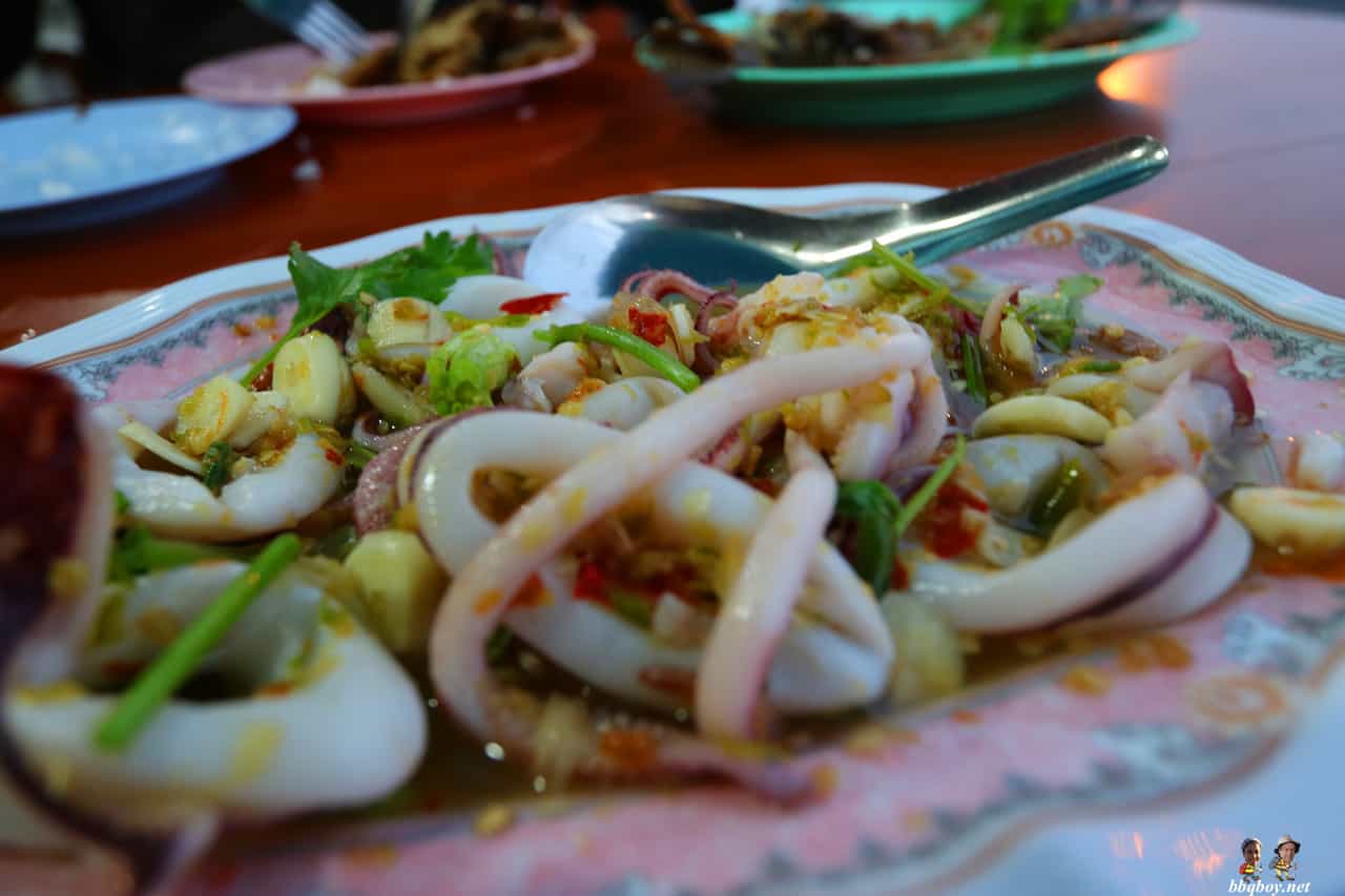 Seafood in Prachuap Khiri Khan, Thailand