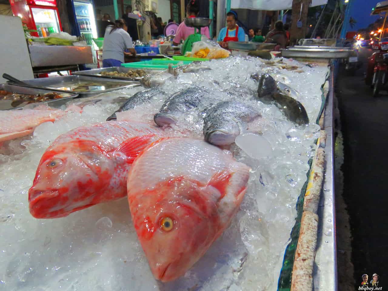 Seafood in Prachuap Khiri Khan, Thailand