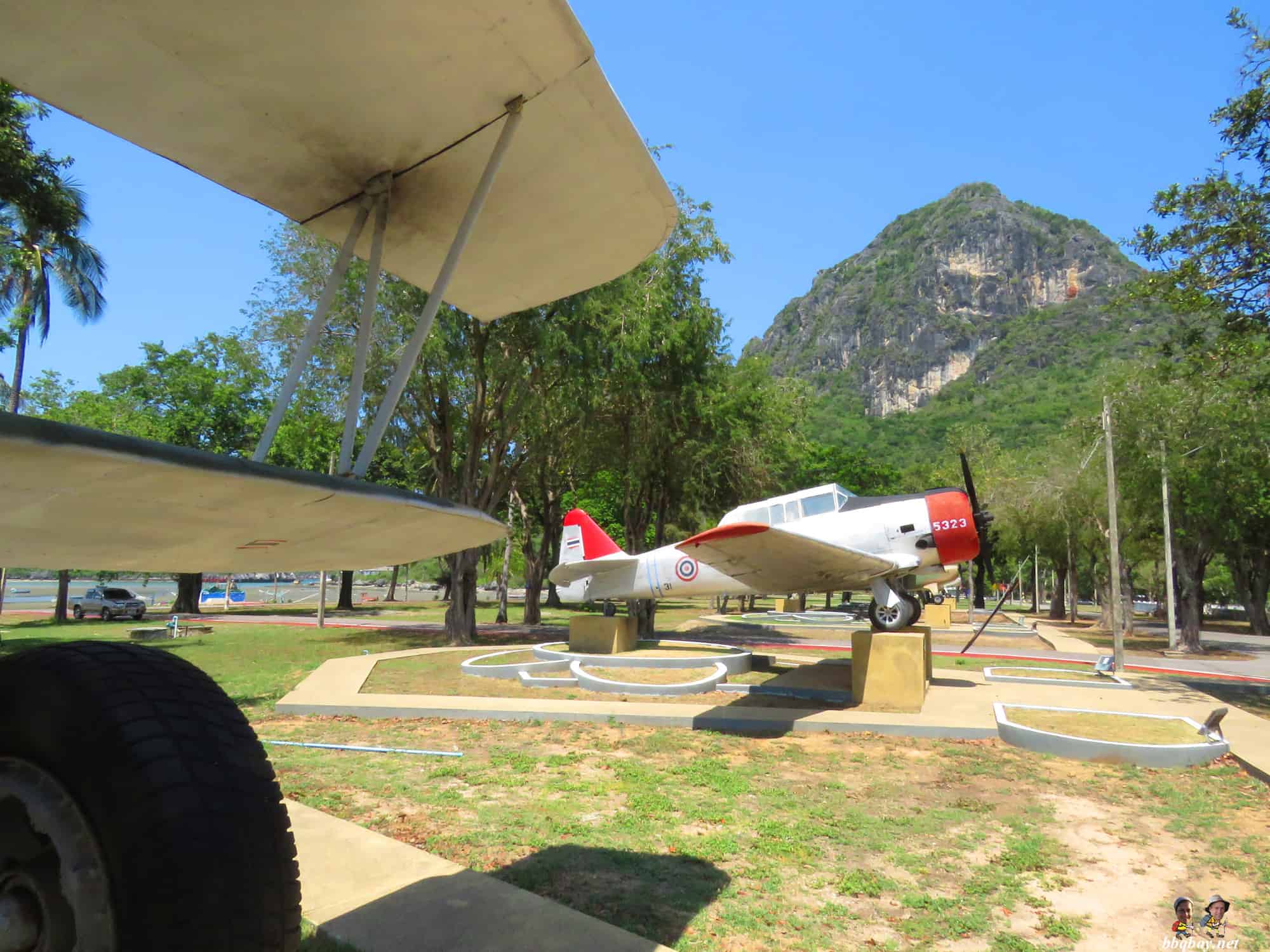 planes at Wing 5 Airbase, Prachuap Khiri Khan Thailand