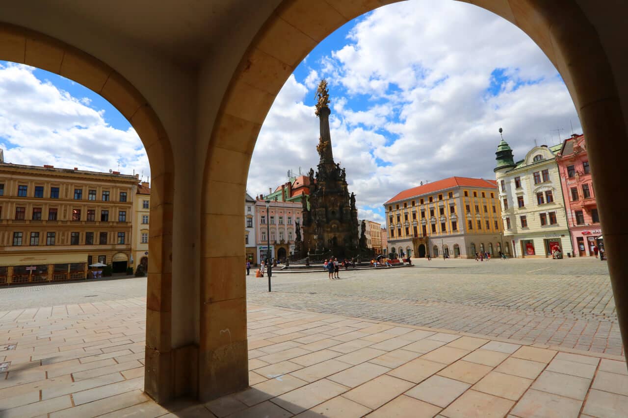 Holy Trinity Column from the Town Hall, Olomouc